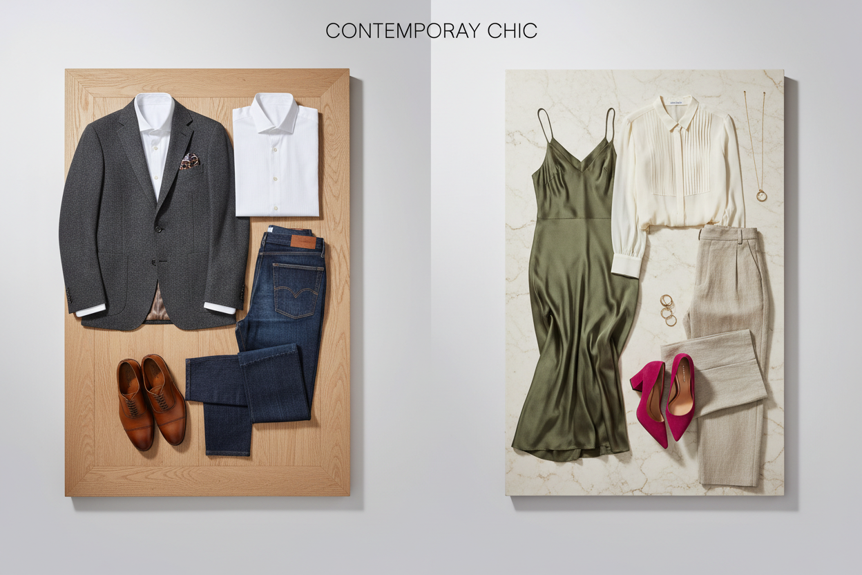 man clothing and women's clothing fashion styles